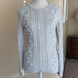Tan Textured Boden Wool Sweater